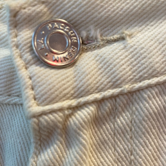 PacSun ultra high rise flare carpenter butterfly floral jeans sz 26 - Picture 4 of 13